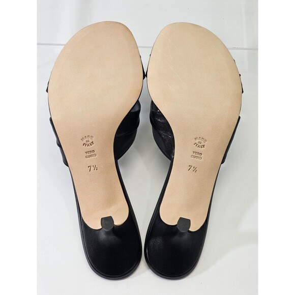 Butter Aversa Leather Kitten Heels Sandals Shoes Pumpkin 1525 Women's‎ 7.5 NEW - Picture 8 of 11